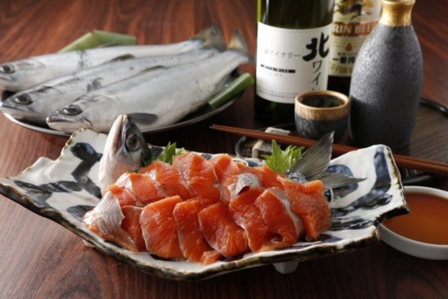 支笏湖チップ（ヒメマス）料理